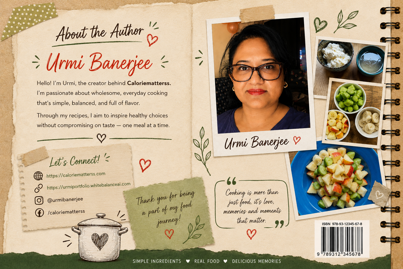 My Scrapbook Cooking — back cover